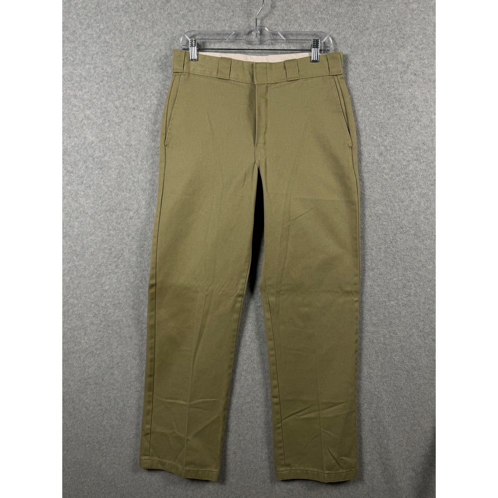 Dickies 874 Work Pants Mens 31x32 Khaki Tan Original Fit Twill Trousers